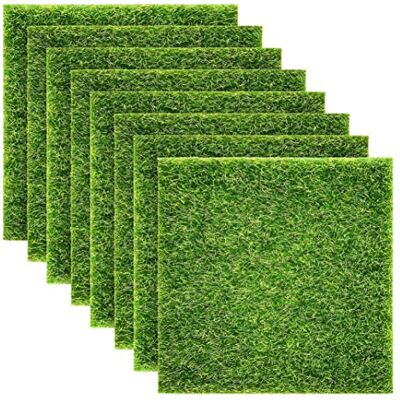 Lcarege Kunstrasen für den Garten, 15 x 15 cm, lebensechte Fee, realistisch, natürlich aussehend, für Weihnachten, Innen- und Außenbereich, 8 Stück Lcarege Kunstrasen für den Garten, 15 x 15 cm, lebensechte Fee, realistisch, natürlich aussehend, für Weihnachten, Innen- und Außenbereich, 8 Stück