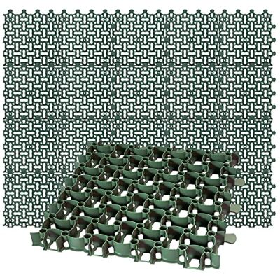 BigDean 20 Rasengitter Paddockplatte 50x50 cm Reitplatzmatten 5 m² grün Rasenmatten Rasenwaben Kiesgitter Parkplatzrasen extrem Robust bis 16 Tonnen belastbar BigDean 20 Rasengitter Paddockplatte 50x50 cm Reitplatzmatten 5 m² grün Rasenmatten Rasenwaben Kiesgitter Parkplatzrasen extrem Robust bis 16 Tonnen belastbar