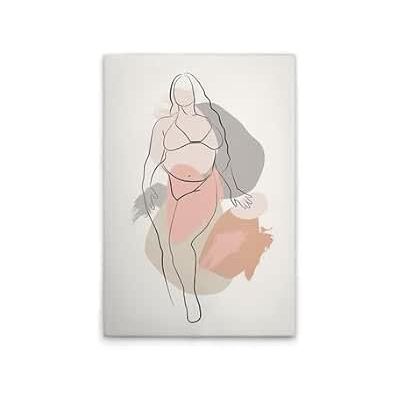 A.S. Création Leinwandbild Bodyline Positivity Wandbild in Weiss, Schwarz 40 x 60 cm DD132766 A.S. Création Leinwandbild Bodyline Positivity Wandbild in Weiss, Schwarz 40 x 60 cm DD132766