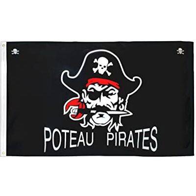 AZ FLAG Flagge Pirat Poteau 150x90 cm Polyester 100D 2 Ösen Für innen und außen Piraten Totenkopf dekorative Flagge doppelte Nähte und verstärkte Kanten mit Metallösen 100D Polyester AZ FLAG Flagge Pirat Poteau 150x90 cm Polyester 100D 2 Ösen Für innen und außen Piraten Totenkopf dekorative Flagge doppelte Nähte und verstärkte Kanten mit Metallösen 100D Polyester