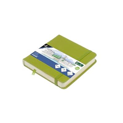 Kangaro Art Skizzenbuch 12x12cm Lime Green PU Hardcover 80 Blatt 140 Gramm cremefarbenes Papier mit Gummiband und Band Kangaro Art Skizzenbuch 12x12cm Lime Green PU Hardcover 80 Blatt 140 Gramm cremefarbenes Papier mit Gummiband und Band