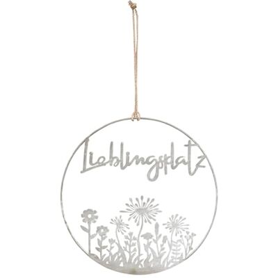 levandeo Wandbild Lieblingsplatz Ø30cm Grau Ring Wanddeko Metallbild Garten Deko Hänger Metall Schild Gartenschild levandeo Wandbild Lieblingsplatz Ø30cm Grau Ring Wanddeko Metallbild Garten Deko Hänger Metall Schild Gartenschild