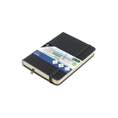 Kangaro Art Skizzenbuch A6 Cold Grey PU Hardcover 80 Blatt 140 Gramm cremefarbenes Papier mit Gummiband und Band Kangaro Art Skizzenbuch A6 Cold Grey PU Hardcover 80 Blatt 140 Gramm cremefarbenes Papier mit Gummiband und Band