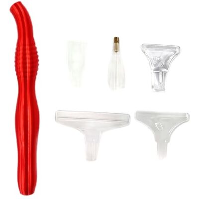 Generic 5D-Diamant-Kunst-Malerei-Bohrstift, 13 x 1,9 cm, mit 5 Spitzenspitzen Ergonomischer Griff Kompakte 13 cm Tragbares Set Mit 5 Spitzen Für Diamantmalerei Leichtes PLA Material (1) Generic 5D-Diamant-Kunst-Malerei-Bohrstift, 13 x 1,9 cm, mit 5 Spitzenspitzen Ergonomischer Griff Kompakte 13 cm Tragbares Set Mit 5 Spitzen Für Diamantmalerei Leichtes PLA Material (1)