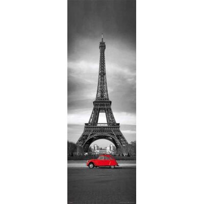 empireposter Paris Red 2CV Ente Eiffelturm Citroen Auto Städte Slim-Poster Druck Grösse 30,5x91,5 cm + 1 Packung tesa Powerstrips® Inhalt 20 Stück empireposter Paris Red 2CV Ente Eiffelturm Citroen Auto Städte Slim-Poster Druck Grösse 30,5x91,5 cm + 1 Packung tesa Powerstrips® Inhalt 20 Stück