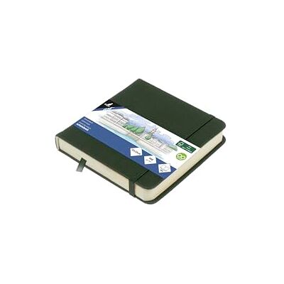 Kangaro Art Skizzenbuch 12x12cm Forest Green PU Hardcover 80 Blatt 140 Gramm cremefarbenes Papier mit Gummiband und Band Kangaro Art Skizzenbuch 12x12cm Forest Green PU Hardcover 80 Blatt 140 Gramm cremefarbenes Papier mit Gummiband und Band