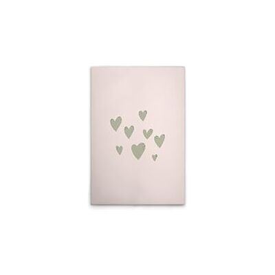 A.S. Création Leinwandbild Herz Kinderzimmer Wandbild in Beige, Grün 40 x 60 cm DD132841 A.S. Création Leinwandbild Herz Kinderzimmer Wandbild in Beige, Grün 40 x 60 cm DD132841