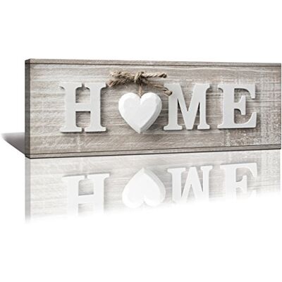 Visario 5702 Bild auf Leinwand Home 120 x 40 cm Visario 5702 Bild auf Leinwand Home 120 x 40 cm
