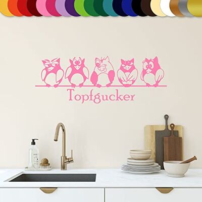Sunnywall Wandtattoo Topfgucker Eulen Vögel Kochen Küche Essen Wandsticker Hellrosa Gr2 Sunnywall Wandtattoo Topfgucker Eulen Vögel Kochen Küche Essen Wandsticker Hellrosa Gr2