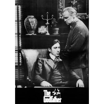 Unbekannt Al Pacino und Marlon Brando in der Pate (1971) US Filmplakat, Poster (59x84 cm) Unbekannt Al Pacino und Marlon Brando in der Pate (1971) US Filmplakat, Poster (59x84 cm)