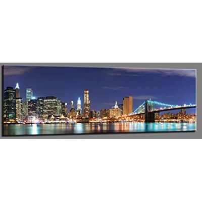 Visario 120 x 40 cm Bild New York Bridge Manhattan USA 5736 Visario 120 x 40 cm Bild New York Bridge Manhattan USA 5736