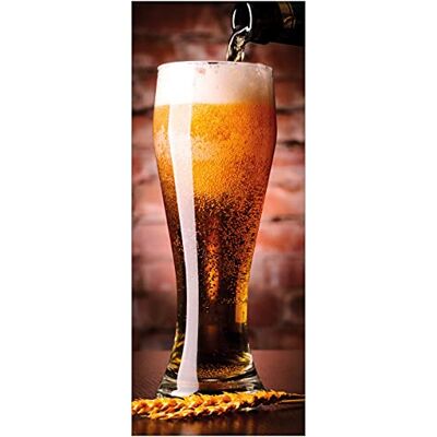 Wallario Poster Frisches Pils in Premiumqualität, Größe: 80 x 200 cm XXL-Poster Wallario Poster Frisches Pils in Premiumqualität, Größe: 80 x 200 cm XXL-Poster