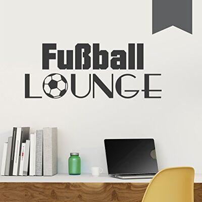 WANDKINGS Wandtattoo Fußball-Lounge 50 x 20 cm dunkelgrau erhältlich in 33 Farben WANDKINGS Wandtattoo Fußball-Lounge 50 x 20 cm dunkelgrau erhältlich in 33 Farben