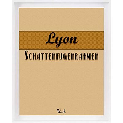 Homedeco-24 Lyon Schattenfugenrahmen 30x40 cm in Weiß ohne Verglasung ideal für Canvas Leinwand Bilder Farbwahl Homedeco-24 Lyon Schattenfugenrahmen 30x40 cm in Weiß ohne Verglasung ideal für Canvas Leinwand Bilder Farbwahl