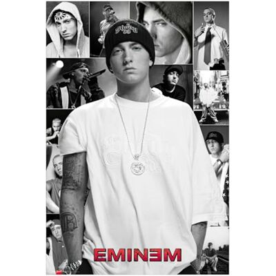 1art1 Eminem Poster Berzerk, Collage Plakat Bild 91x61 cm 1art1 Eminem Poster Berzerk, Collage Plakat Bild 91x61 cm