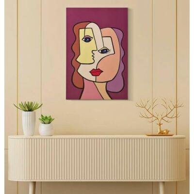 Dmora Bild Tirana 60x90h cm Mehrfarbig, Befestigung inkl. Dmora Bild Tirana 60x90h cm Mehrfarbig, Befestigung inkl.