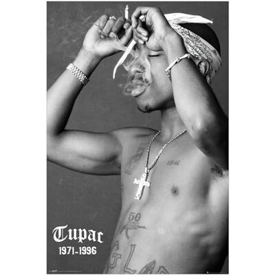 1art1 2pac Poster Gridlock'd, Tupac 1971-1996 Plakat Bild 91x61 cm 1art1 2pac Poster Gridlock'd, Tupac 1971-1996 Plakat Bild 91x61 cm
