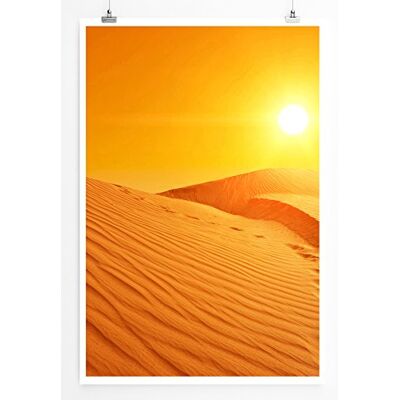 Zone Home Bild Landschaft Natur – Sonnenaufgang in der Sahara Tunesien- Poster Fotodruck in höchster Qualität Zone Home Bild Landschaft Natur – Sonnenaufgang in der Sahara Tunesien- Poster Fotodruck in höchster Qualität