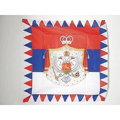 AZ FLAG Flagge Königliche Standarte von Montenegro 1911-1918 90x90 cm Für innen und außen Montenegrinische dekorative Flagge doppelte Nähte und verstärkte Kanten mit Masttunnel 100D Polyester AZ FLAG Flagge Königliche Standarte von Montenegro 1911-1918 90x90 cm Für innen und außen Montenegrinische dekorative Flagge doppelte Nähte und verstärkte Kanten mit Masttunnel 100D Polyester