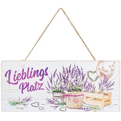 levandeo Metallschild Lieblingsplatz L30cm Lavendel Violett Wandbild Wanddeko Türschild Schild Metallbild levandeo Metallschild Lieblingsplatz L30cm Lavendel Violett Wandbild Wanddeko Türschild Schild Metallbild