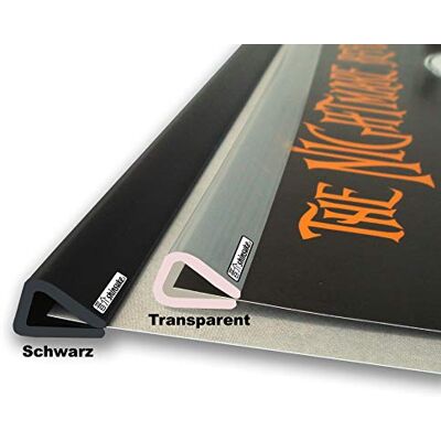 empireposter Posterleisten 93cm Schwarz Posterleisten 1 Paar = 2 St. Kunststoff empireposter Posterleisten 93cm Schwarz Posterleisten 1 Paar = 2 St. Kunststoff