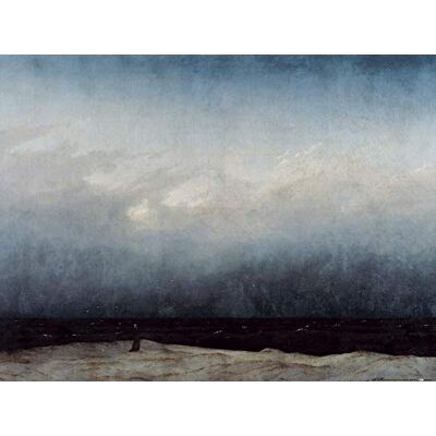 1art1 Caspar David Friedrich Poster Der Mönch Am Meer, 1808–1810 Kunstdruck Bild 80x60 cm 1art1 Caspar David Friedrich Poster Der Mönch Am Meer, 1808–1810 Kunstdruck Bild 80x60 cm