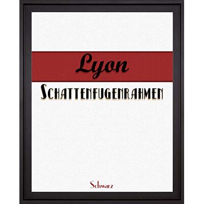 Homedeco-24 Lyon Schattenfugenrahmen 60x100 cm in Schwarz ohne Verglasung ideal für Canvas Leinwand Bilder Farbwahl Homedeco-24 Lyon Schattenfugenrahmen 60x100 cm in Schwarz ohne Verglasung ideal für Canvas Leinwand Bilder Farbwahl