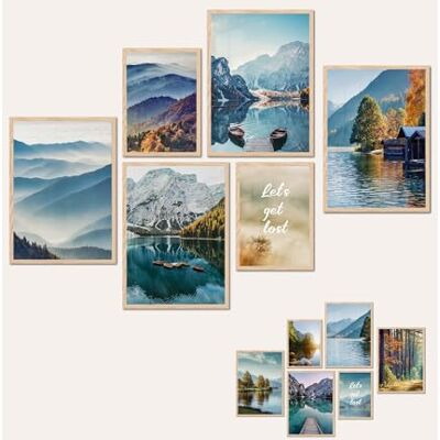 AG Design ® DOPPELSEITIGES Set mit 6 Herbstwald-Postern und Kunstdrucken 4 x 30 x 42 cm + 2 x 21 x 30 cm Für Schlafzimmer, Wohnzimmer, Küche und Büro Ohne Rahmen AP6 351302 AG Design ® DOPPELSEITIGES Set mit 6 Herbstwald-Postern und Kunstdrucken 4 x 30 x 42 cm + 2 x 21 x 30 cm Für Schlafzimmer, Wohnzimmer, Küche und Büro Ohne Rahmen AP6 351302