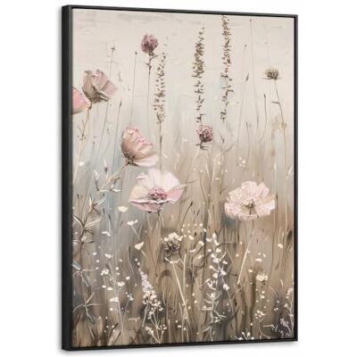 OnlyWow © Leinwand Bilder Gemälde Mit Holzrahmen Wand Deko Wandgemälde Art 70x100 cm XXL Groß Wohnungs Wohnzimmer Pictures Flur Schlafzimmer Über Bett Blumen Rosa Beige OnlyWow © Leinwand Bilder Gemälde Mit Holzrahmen Wand Deko Wandgemälde Art 70x100 cm XXL Groß Wohnungs Wohnzimmer Pictures Flur Schlafzimmer Über Bett Blumen Rosa Beige