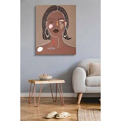 Dmora Wandbild Beverino 80x100h cm Mehrfarbig, Befestigung inkl. Dmora Wandbild Beverino 80x100h cm Mehrfarbig, Befestigung inkl.