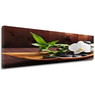 Visario Bild & Kunstdruck der deutschen Marke 120 x 40 cm 5714 Bilder auf Leinwand Kunstdrucke Bambus Schale Steine Wandbild Visario Bild & Kunstdruck der deutschen Marke 120 x 40 cm 5714 Bilder auf Leinwand Kunstdrucke Bambus Schale Steine Wandbild