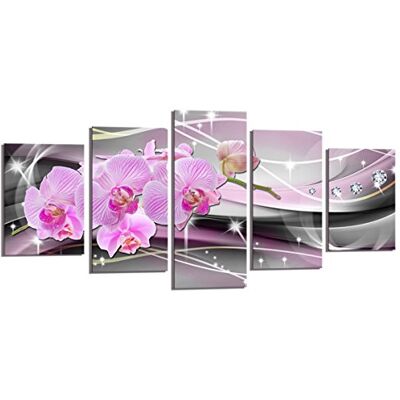 Visario Bild & Kunstdruck der Deutschen Marke 200 x 100 cm ArtNr 6340 Bilder auf Leinwand Kunstdrucke abstrakt Wandbild fünfteilig Visario Bild & Kunstdruck der Deutschen Marke 200 x 100 cm ArtNr 6340 Bilder auf Leinwand Kunstdrucke abstrakt Wandbild fünfteilig