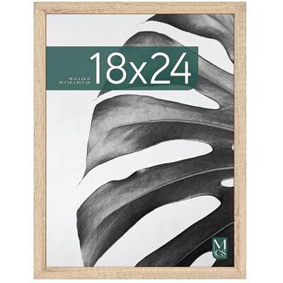 MCS Studio Gallery 45,7 x 61,0 cm Posterrahmen, Natürliche Holzoptik, MDF-Holz, Vertikale und horizontale Wandaufhängung, Großer Bilderrahmen für Fotos, Poster und Kunstdrucke (1er-Pack) Studio Gallery Posterrahmen für Fotos und Kunstdrucke, 45,7 x 61 c MCS Studio Gallery 45,7 x 61,0 cm Posterrahmen, Natürliche Holzoptik, MDF-Holz, Vertikale und horizontale Wandaufhängung, Großer Bilderrahmen für Fotos, Poster und Kunstdrucke (1er-Pack) Studio Gallery Posterrahmen für Fotos und Kunstdrucke, 45,7 x 61 c