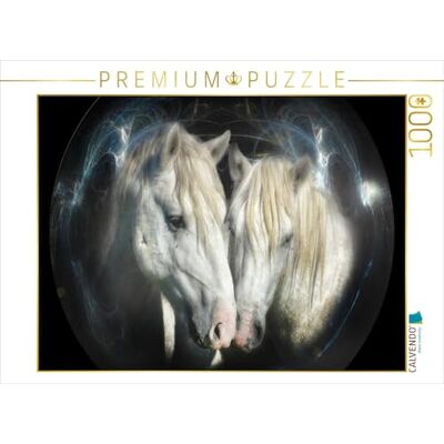 CALVENDO Puzzle Die Camargue Paare 1000 Teile Lege-Größe 64 x 48 cm Foto-Puzzle für glückliche Stunden CALVENDO Puzzle Die Camargue Paare 1000 Teile Lege-Größe 64 x 48 cm Foto-Puzzle für glückliche Stunden
