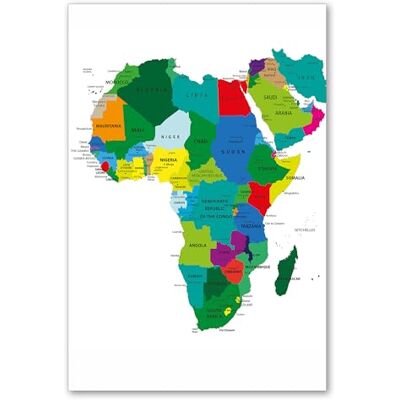 Postereck 0936 Politische Karte, Afrika Nah Ost Länder Kontinent Unterricht Klassenzimmer Schule Wandposter Fotoposter Bilder Wandbild Wandbilder Poster 4:3-81,0 cm x 61,0 cm Postereck 0936 Politische Karte, Afrika Nah Ost Länder Kontinent Unterricht Klassenzimmer Schule Wandposter Fotoposter Bilder Wandbild Wandbilder Poster 4:3-81,0 cm x 61,0 cm