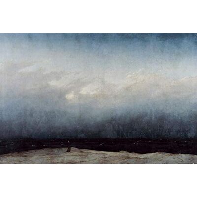 1art1 Caspar David Friedrich Poster Der Mönch Am Meer, 1808–1810 Kunstdruck Bild 120x80 cm 1art1 Caspar David Friedrich Poster Der Mönch Am Meer, 1808–1810 Kunstdruck Bild 120x80 cm
