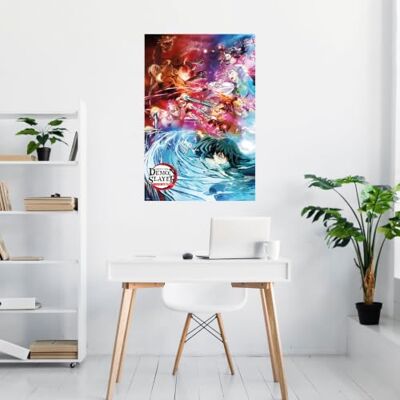 Grupo Erik Poster Demon Slayer Swordsmith Village 2 Kunstdruck Deko Wohnzimmer oder Deko Schlafzimmer Deko Zimmer Größe 61 x 91 Offizielle Lizenz Grupo Erik Poster Demon Slayer Swordsmith Village 2 Kunstdruck Deko Wohnzimmer oder Deko Schlafzimmer Deko Zimmer Größe 61 x 91 Offizielle Lizenz