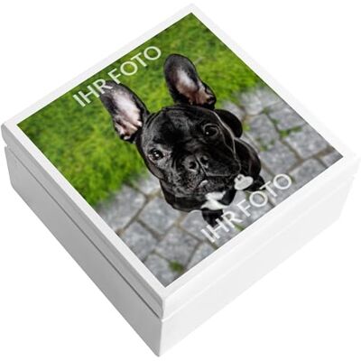 Creative Personalisierte Geschenke Fotogeschenke Holzkiste dein Foto Eigenes Bild Individuelle Geschenk Weiße Geschenkkiste Geschenkbox Für Frauen, Männer und Paar Creative Personalisierte Geschenke Fotogeschenke Holzkiste dein Foto Eigenes Bild Individuelle Geschenk Weiße Geschenkkiste Geschenkbox Für Frauen, Männer und Paar