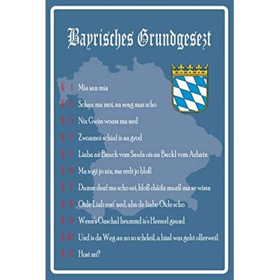 Comcard FA0965 Bayerische Wanddekoration - Wanddekoration Comcard FA0965 Bayerische Wanddekoration - Wanddekoration