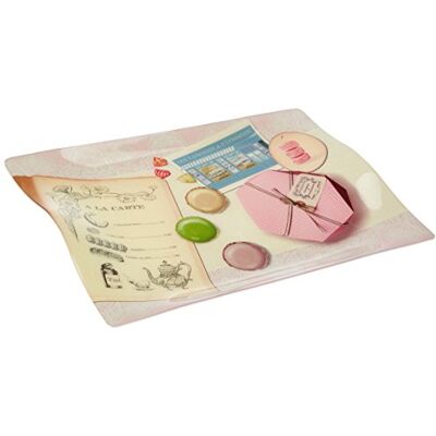 Alpac Tablett, Motivaufdruck Macarons 379494, 41 x 29 x 3 cm Alpac Tablett, Motivaufdruck Macarons 379494, 41 x 29 x 3 cm