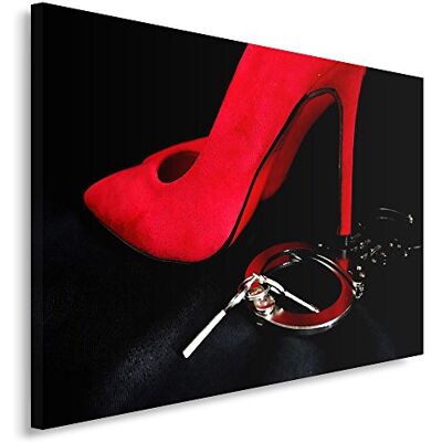 Feeby . Wandbild 1 Teilig 30x40 cm, Leinwand Bild Leinwandbilder Bilder Wandbilder Kunstdruck, SCHUHE, ABSÄTZE, FRAU, ROT Feeby . Wandbild 1 Teilig 30x40 cm, Leinwand Bild Leinwandbilder Bilder Wandbilder Kunstdruck, SCHUHE, ABSÄTZE, FRAU, ROT