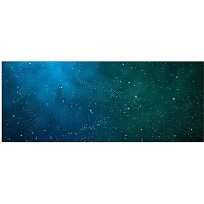 Wallario Poster Sternenhimmel Milchstraße und Sterne bei Nacht in Premiumqualität, Größe: 50 x 125 cm Wallario Poster Sternenhimmel Milchstraße und Sterne bei Nacht in Premiumqualität, Größe: 50 x 125 cm