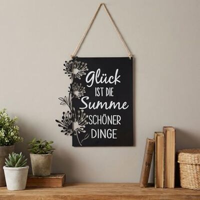 levandeo Wandbild Metall Glück Schwarz Weiß Spruch Blumen Wanddeko Metallschild Jute Metallbild Schild Wohndeko Blumendekor Floral levandeo Wandbild Metall Glück Schwarz Weiß Spruch Blumen Wanddeko Metallschild Jute Metallbild Schild Wohndeko Blumendekor Floral