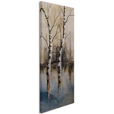 Feeby Bilder Birke Baum XXL 40x120 cm 1 Teilig Modern Wohnzimmer Schlafzimmer Flur Büro Wandbilder Bild auf Leinwand Kunstdruck Leinwandbilder Wanddeko Design Pflanzen Natur wie gemalt Beige Feeby Bilder Birke Baum XXL 40x120 cm 1 Teilig Modern Wohnzimmer Schlafzimmer Flur Büro Wandbilder Bild auf Leinwand Kunstdruck Leinwandbilder Wanddeko Design Pflanzen Natur wie gemalt Beige