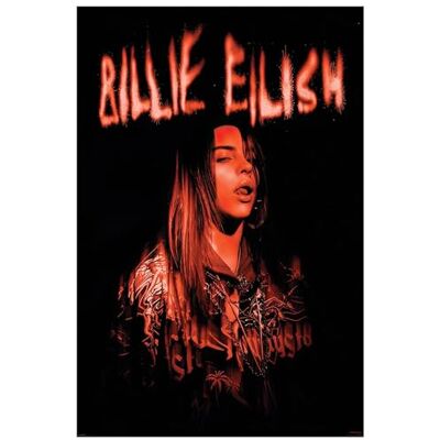 1art1 Billie Eilish Poster Sparks Plakat Bild 91x61 cm 1art1 Billie Eilish Poster Sparks Plakat Bild 91x61 cm
