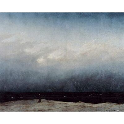 1art1 Caspar David Friedrich Poster Der Mönch Am Meer, 1808–1810 Kunstdruck Bild 50x40 cm 1art1 Caspar David Friedrich Poster Der Mönch Am Meer, 1808–1810 Kunstdruck Bild 50x40 cm