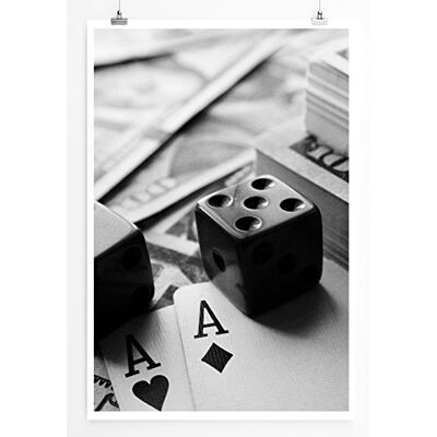 Zone Home Bild Art Fotos – Poker Time schwarz weiß- Poster Fotodruck in höchster Qualität Zone Home Bild Art Fotos – Poker Time schwarz weiß- Poster Fotodruck in höchster Qualität
