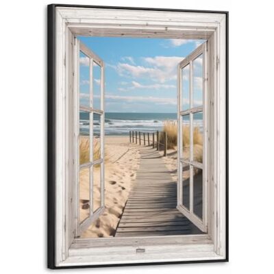 OnlyWow © Leinwand Bilder Gemälde Mit Holzrahmen Wand Deko Wandgemälde Art 60x80 cm Stilvoll Wohnungs Wohnzimmer Pictures Flur Schlafzimmer Über Bett Fenster Meer Küste Natur Strand OnlyWow © Leinwand Bilder Gemälde Mit Holzrahmen Wand Deko Wandgemälde Art 60x80 cm Stilvoll Wohnungs Wohnzimmer Pictures Flur Schlafzimmer Über Bett Fenster Meer Küste Natur Strand