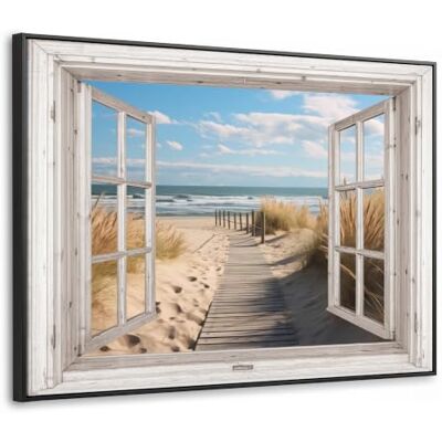 OnlyWow © Leinwand Bilder Gemälde Mit Holzrahmen Wand Deko Wandgemälde Art 100x70 cm XXL Groß Wohnungs Wohnzimmer Pictures Flur Schlafzimmer Über Bett Fenster Meer Küste Natur Strand OnlyWow © Leinwand Bilder Gemälde Mit Holzrahmen Wand Deko Wandgemälde Art 100x70 cm XXL Groß Wohnungs Wohnzimmer Pictures Flur Schlafzimmer Über Bett Fenster Meer Küste Natur Strand
