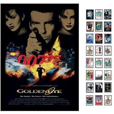 iPosters James Bond Gerahmter Kunstdruck, mit Motiv, englischem Text GoldenEye, A3 iPosters James Bond Gerahmter Kunstdruck, mit Motiv, englischem Text GoldenEye, A3